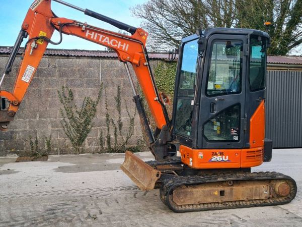 Hitachi Zx26u-6 mini digger - Main image