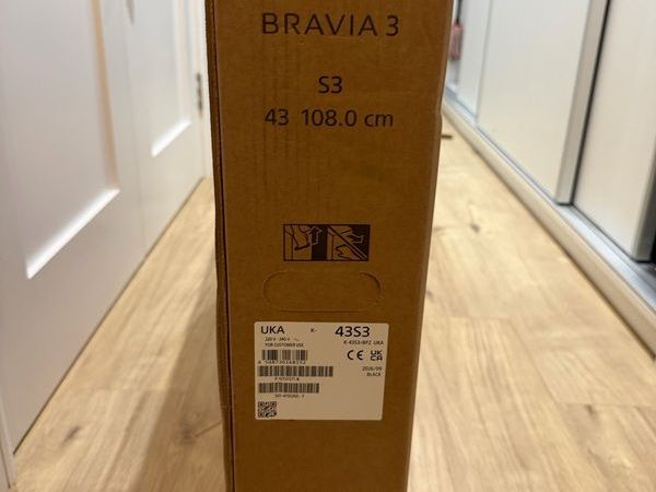 Brand New Sealed Sony BRAVIA 3 43" 4K Smart TV (K-43S3) - Main image