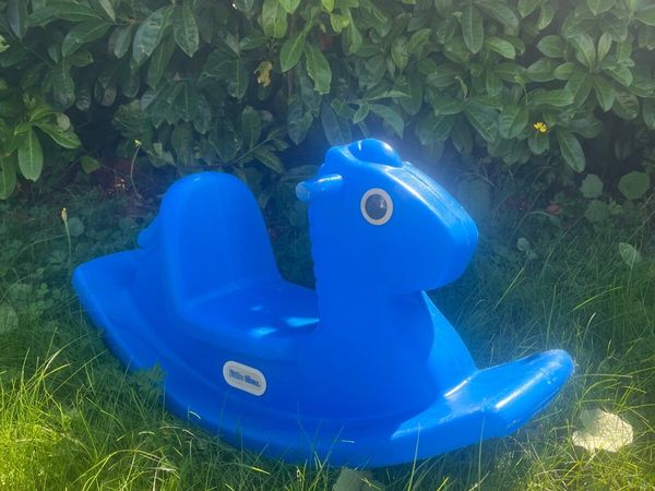 Little tikes blue rocking horse - Main image