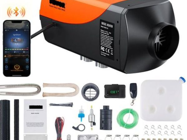 Bluetooth App Control Diesel Air Heater, 12V 2KW - Main image
