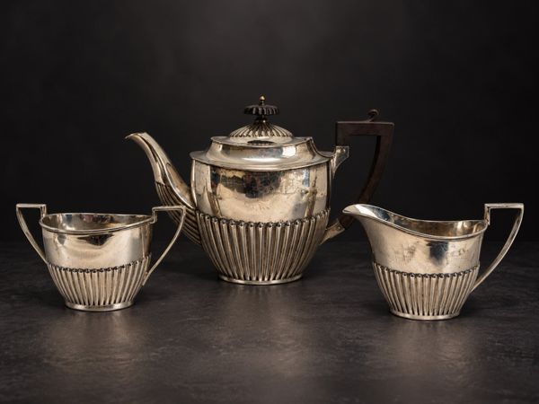 Sheffield Silver-Plated 3-Piece Tea Set - Main image