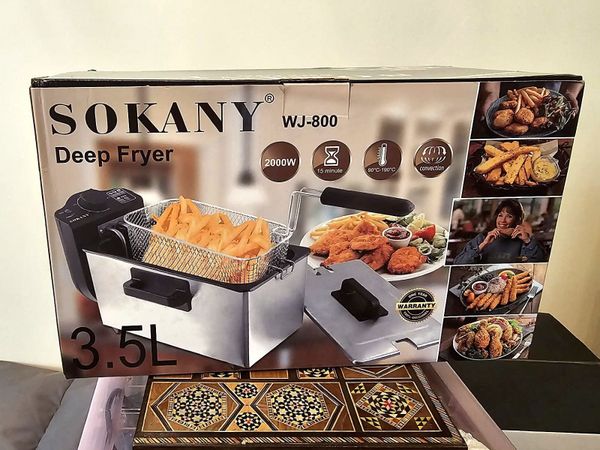 Sokany Deep Fryer 3.5L 2000W, New and Boxed - Main image