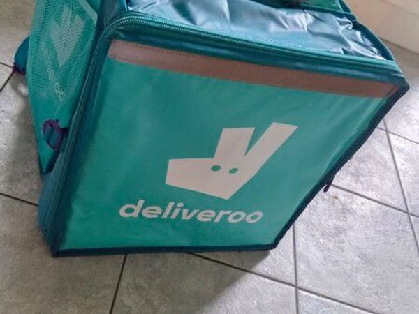 deliveroo bag and jacket (like new) - Main image