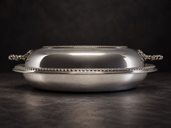 Silver-Plated Covered Serving Dish - Main image