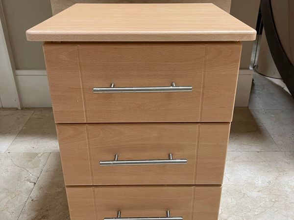 Extremely Solid Heavy Wooden Bedside Locker - Main image