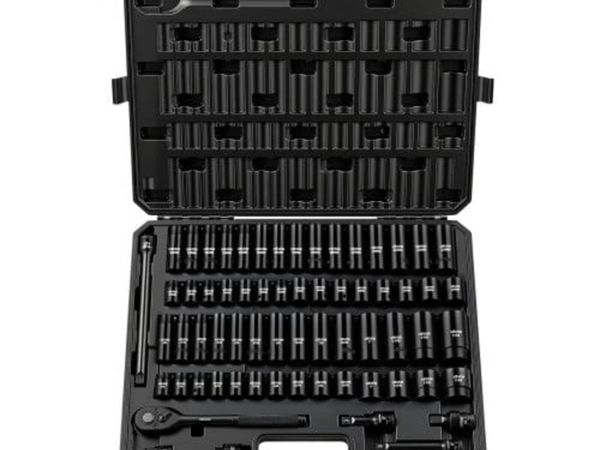 Impact Socket Set, 1/2" Drive, 65-Piece Socket Set - Main image