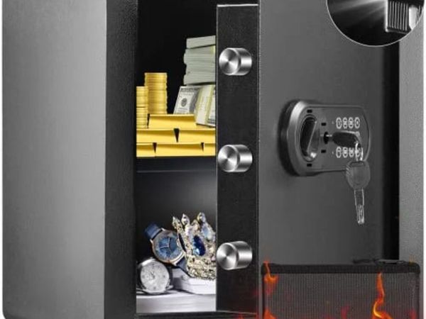 Safe, 51.0 L Home Safe, Steel Security Safe with D - Main image