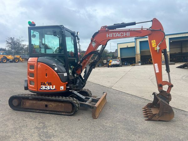 2023 Hitachi ZX33U Only 2329Hrs - MULLANS - Main image