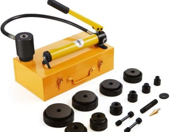 15 Ton Hydraulic Knockout Punch Driver Kit Hole To - Main image