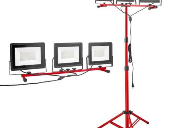 LED Work Light with Stand, 21000 Lumens, Three-Hea - Main image