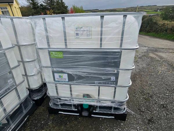 Brand New 1000 Litre Food Grade IBC Tanks - Main image