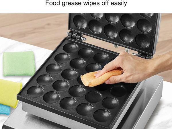 25-Hole Mini Dutch Pancake Maker 1700W - Main image