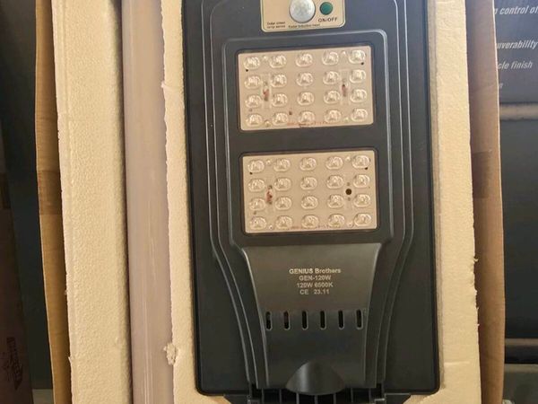 120W Solar LED Street Lights with Motion Sensor - Main image