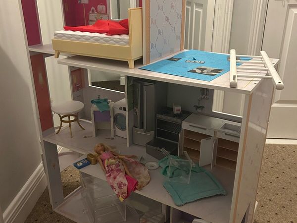 Rainbow High 3-Story Wooden Townhouse Doll House - Main image