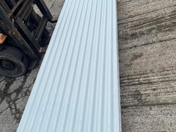12ft Corrugated Roofing Sheets – Light Grey - Main image
