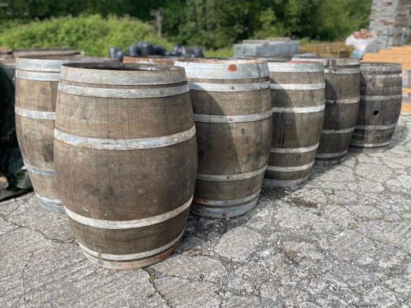 Solid Oak Whiskey Barrels - Main image