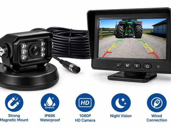 Wired Reversing Camera Kit – 7″ AHD 1080P - Main image
