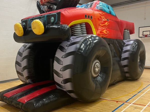 Airquee monster truck obstacle course - Main image