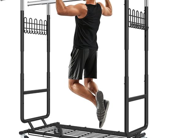 Clothes Rail Heavy Duty Rack on Wheels - Main image