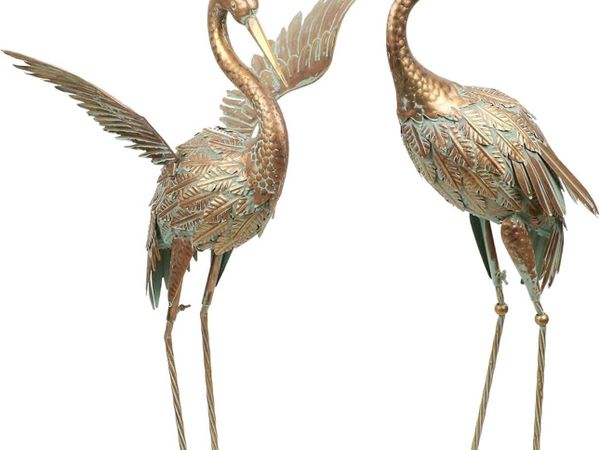 Large Crane Garden Ornaments - Main image