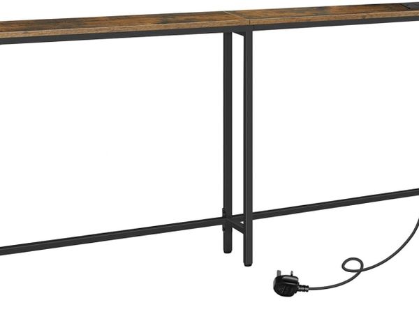 Slim Console Table with Charging Station - Main image