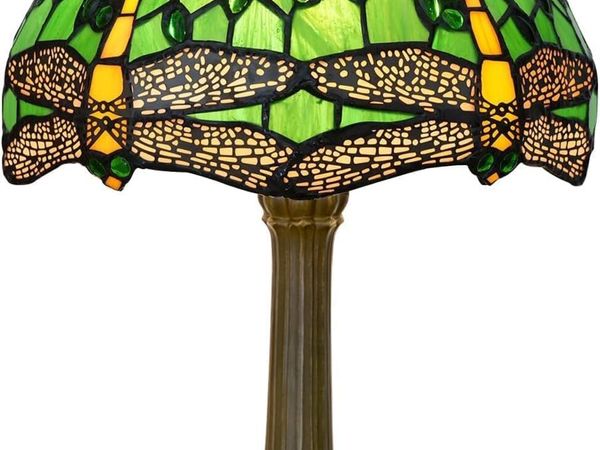 Tiffany Lamp Stained Glass Table Lamps Dragonfly - Main image