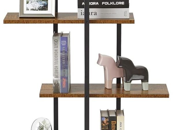 Bookshelf 5 Tier Asymmetrical Staggered Display - Main image