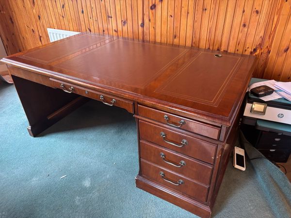 Mahogany Office Desk - Main image