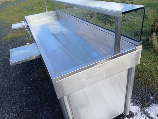 Stainless steel fish display cabbinet delivered - Main image