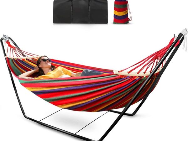 Hammock with Stand Double Garden Lounger - Main image