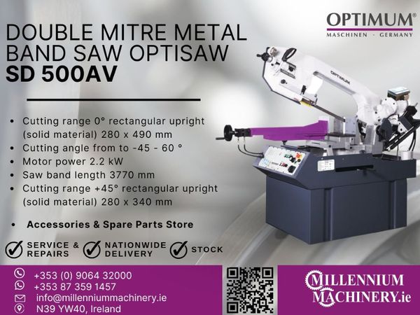 Double mitre metal band saw OPTIsaw SD 500 - Main image