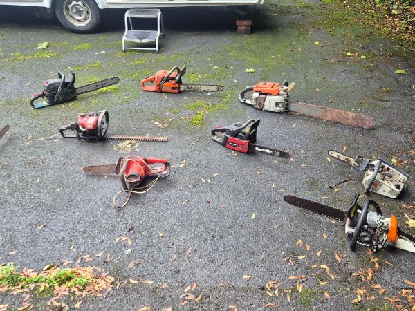 8 Nr Chainsaws & 1 Nr Hedge Trimmers - Main image