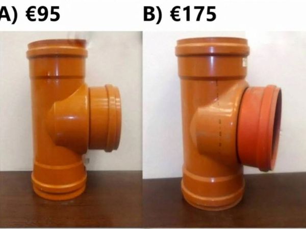 Wavin Sewer Bends, couplers & pipe accessory - Main image