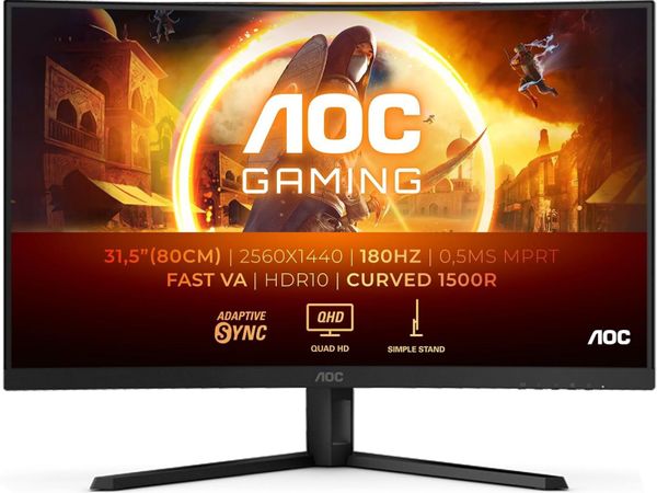 Curved Gaming Monitor AOC CQ32G4VE 32" G4 WQHD - Main image
