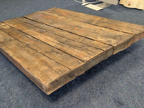 Reclaimed wood table top - Main image