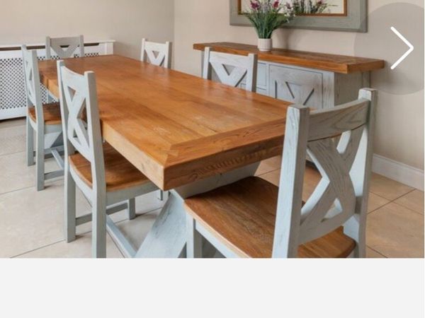 Table chairs side board & mirror - Main image