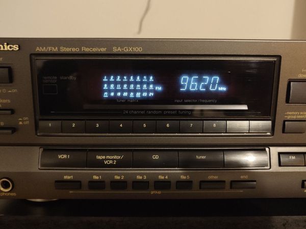 Technics SA-GX100 Receiver/amplifier. VGC. Cleaned - Main image
