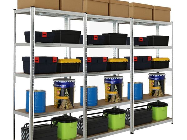 3 BAY SHELVING OFFER! Galvanised 400mm Ref:BS013 - Main image