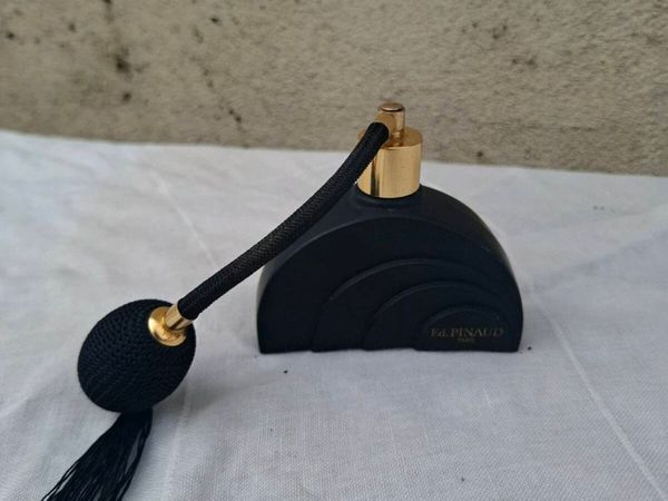 Black vintage perfume spray bottle postage possibl - Main image