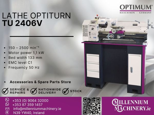 Optimum Lathe OPTIturn TU 2406V - Main image