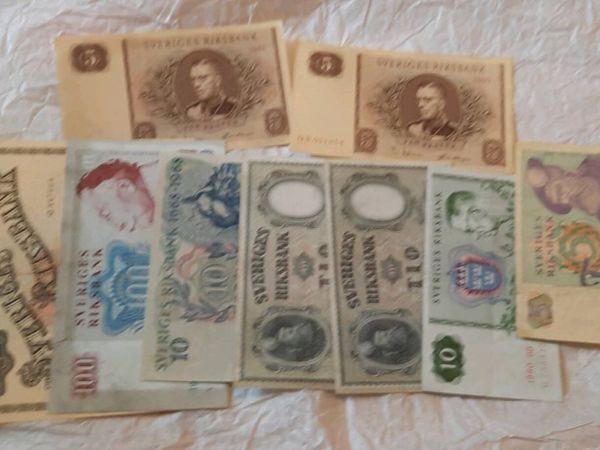 Swedish Old Banknotes - Main image