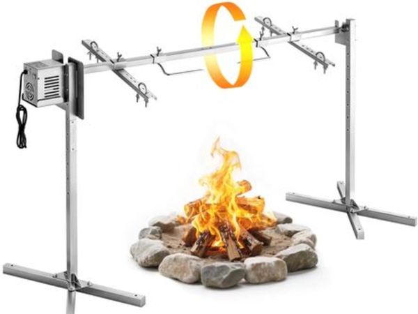 Rotisserie Grill 8 Level Height Electric Rotisseri - Main image