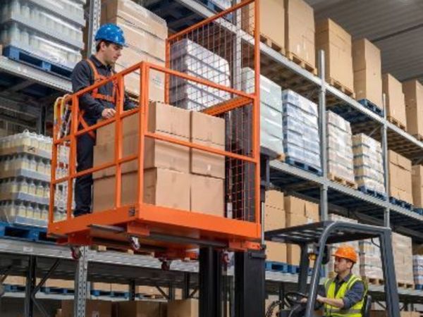 Forklift Safety Cage, 1225 x 1148 mm, - Main image