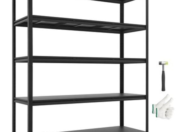 Storage Shelves,5-Tier Adjustable,1360.8kg - Main image