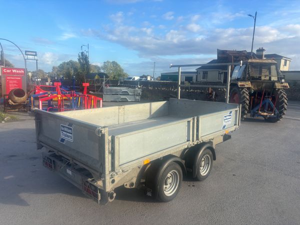 very clean ifor williams 10ft tipping trailer - Main image
