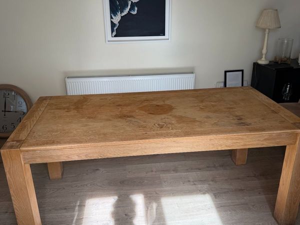 Solid Oak Dining Table - Main image