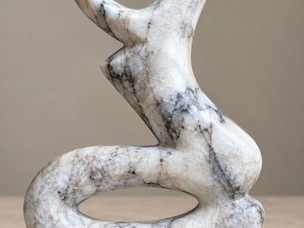 Hand Carved Jamaican Alabaster Sculpture - Main image