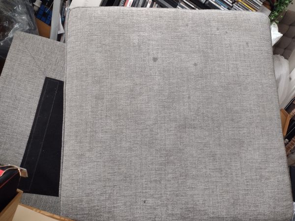 Heavy Large textured sofa stool or footrest - Main image
