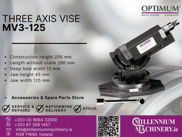 Optimum Three axis vise MV3-125 - Main image
