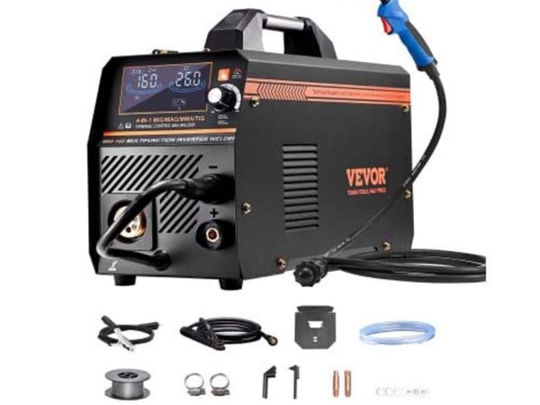 MIG Welder, 160A Synergic Mig Welding Machine, 4-i - Main image